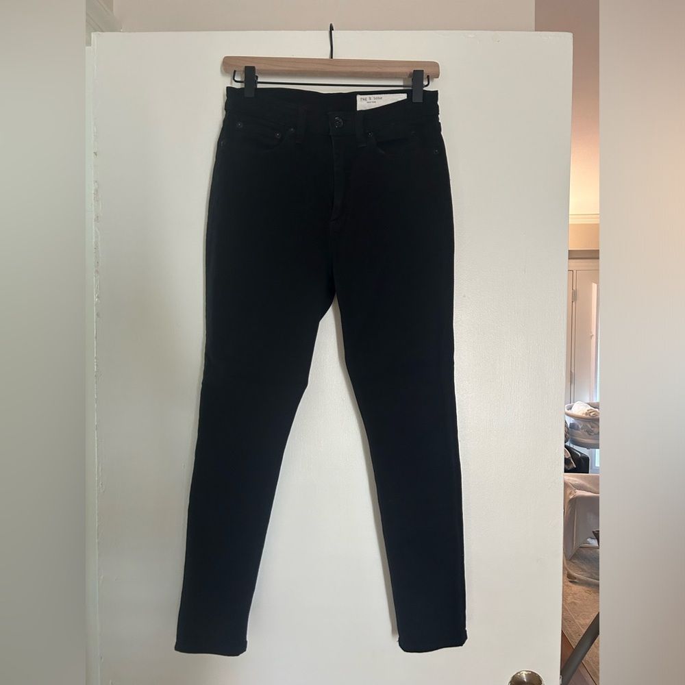 COPY - rag & bone Nina High Rise Ankle Skinny Jeans in black- Size 27- NWOT. Ne… - Picture 7 of 11